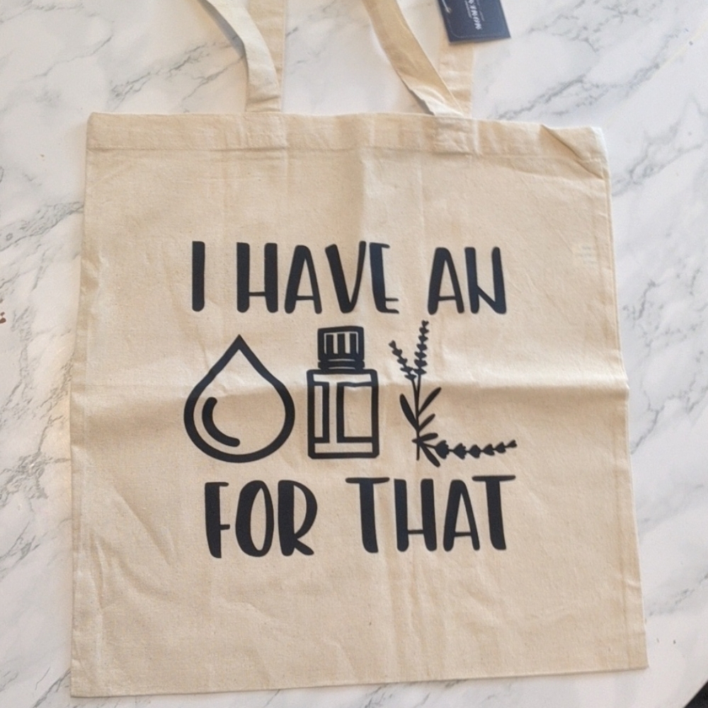 I have an oil for that tote bag